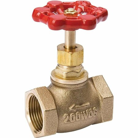 PROLINE 1/2 In. FIP x 1/2 In. FIP Bronze Globe Valve 106-003NL